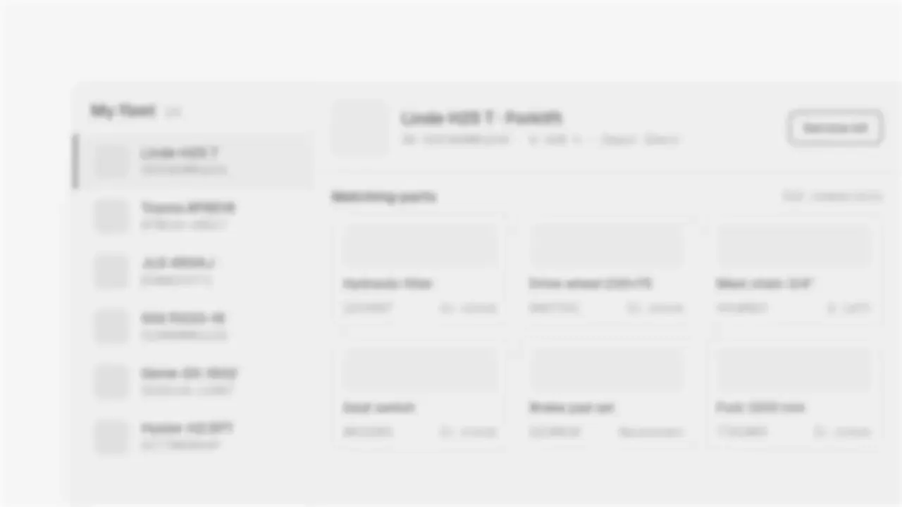 TVH checkout: illustrative mock-up, blurred